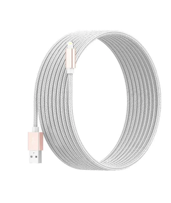 10 FT MFI Certified Braided Lightning to USB Cable - FINAL SALE