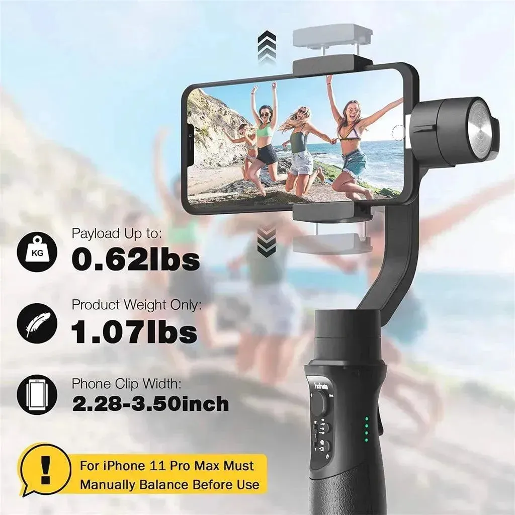 3-Axis Gimbal Smooth Handheld Smartphone Stabiliser