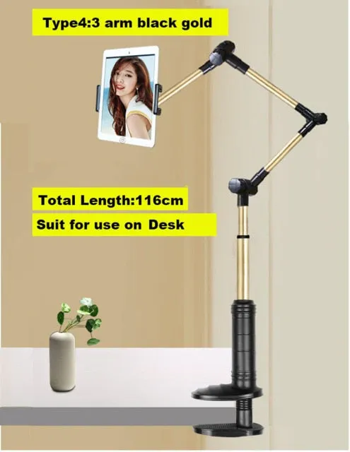 360 Foldable Long Lazy Phone Holder