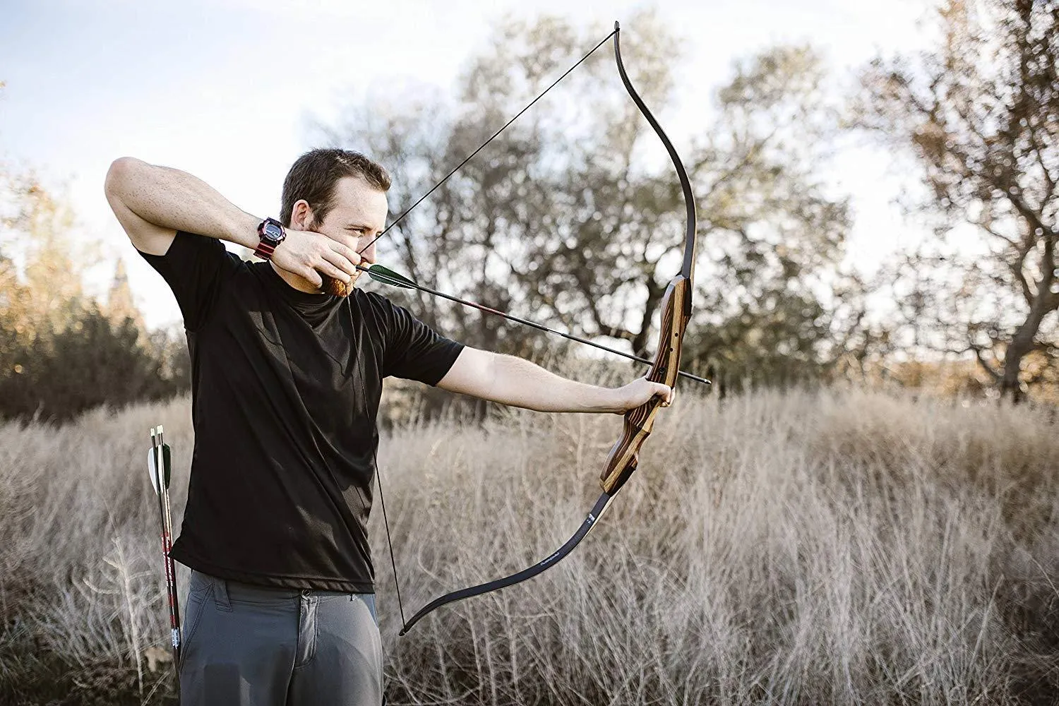 62" TIGERSHARK TAKEDOWN RECURVE BOW