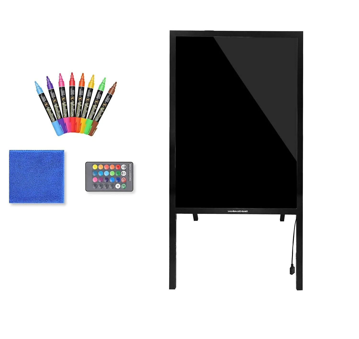 80_60cm Standing A-Frame LED Message Writing Board