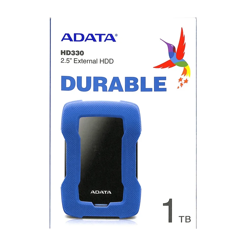 Adata HD330 Shock-Proof External Hard Drive 1TB (Blue)