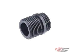 Angel Custom CNC Aluminum Threaded Barrel Adapter w/ O-Ring Stabilizer for VFC Glocks (13mm CCW to 14mm CCW)