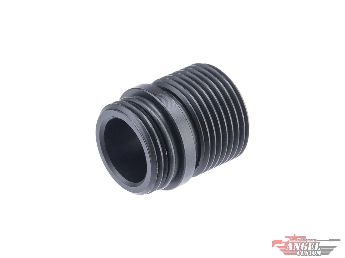 Angel Custom CNC Aluminum Threaded Barrel Adapter w/ O-Ring Stabilizer for VFC Glocks (13mm CCW to 14mm CCW)