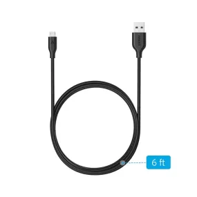 Anker PowerLine Micro USB Cable Fast Charging 6ft/1.8m Cable A8133