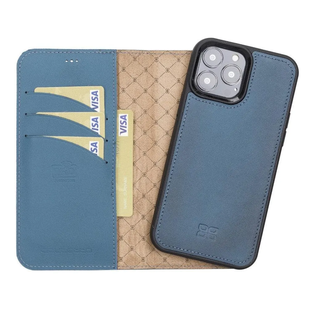 Apple iPhone 13 Series Detachable Leather Wallet Case - MW