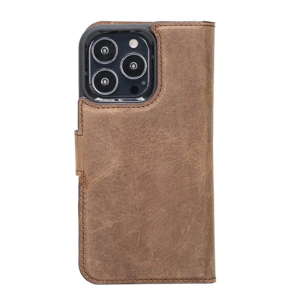 Apple iPhone 13 Series Detachable Leather Wallet Case - MW