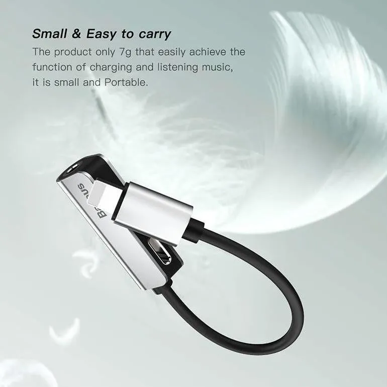 Baseus iPhone Cable Splitter For Music & Charging