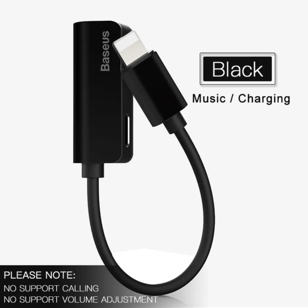 Baseus iPhone Cable Splitter For Music & Charging