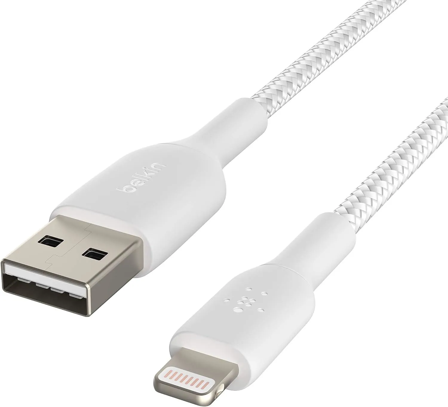 Belikn Boost Charge 1M Braided USB C to Lightning Cable White - CAA004bt1MWH