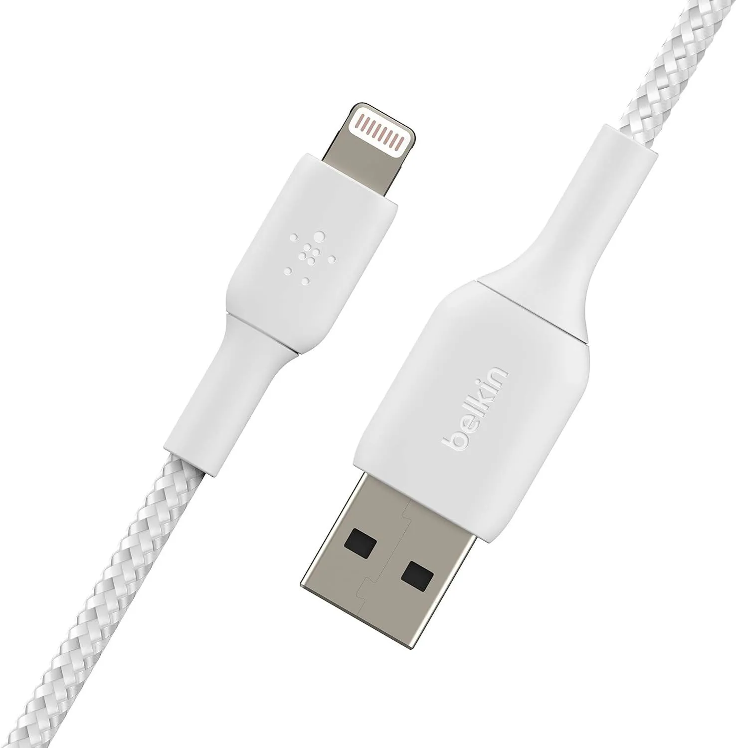 Belikn Boost Charge 1M Braided USB C to Lightning Cable White - CAA004bt1MWH