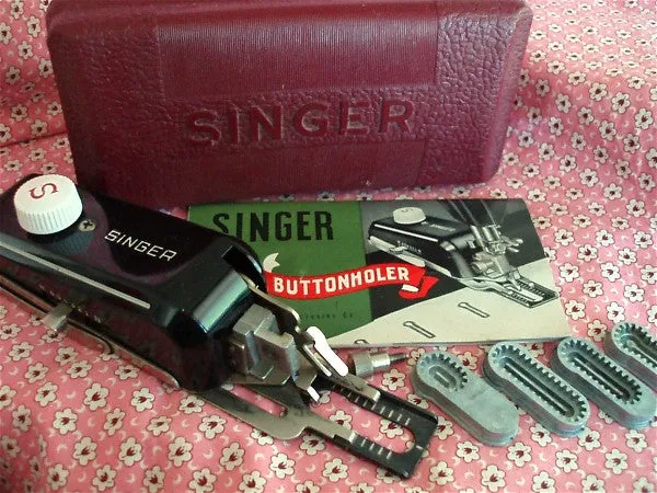 Buttonholer Attachment, Singer (Vintage Original) - SLANT SHANK