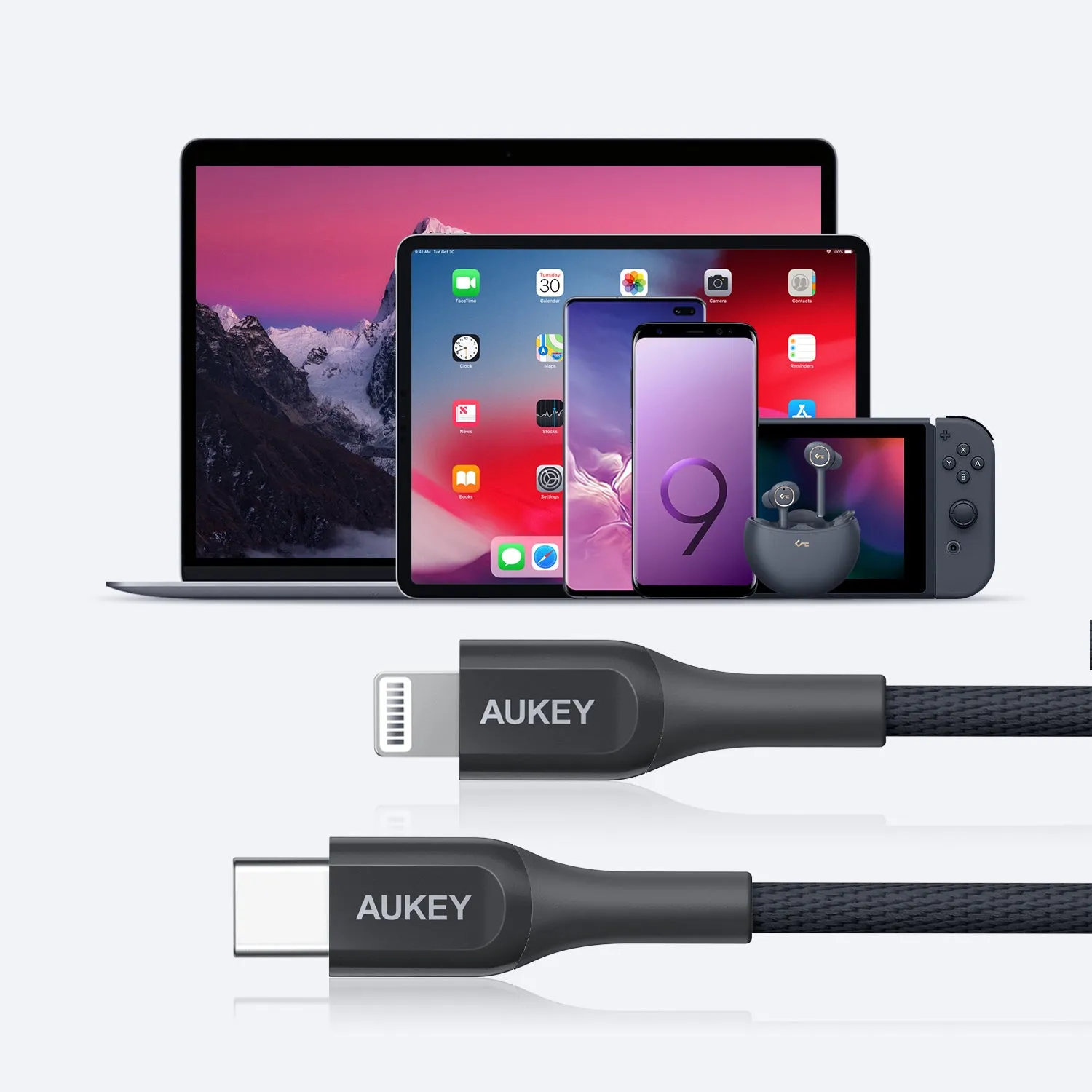 CB-AKL4 MFI 18W USB C To Lightning Kevlar Cable - 2 Meter