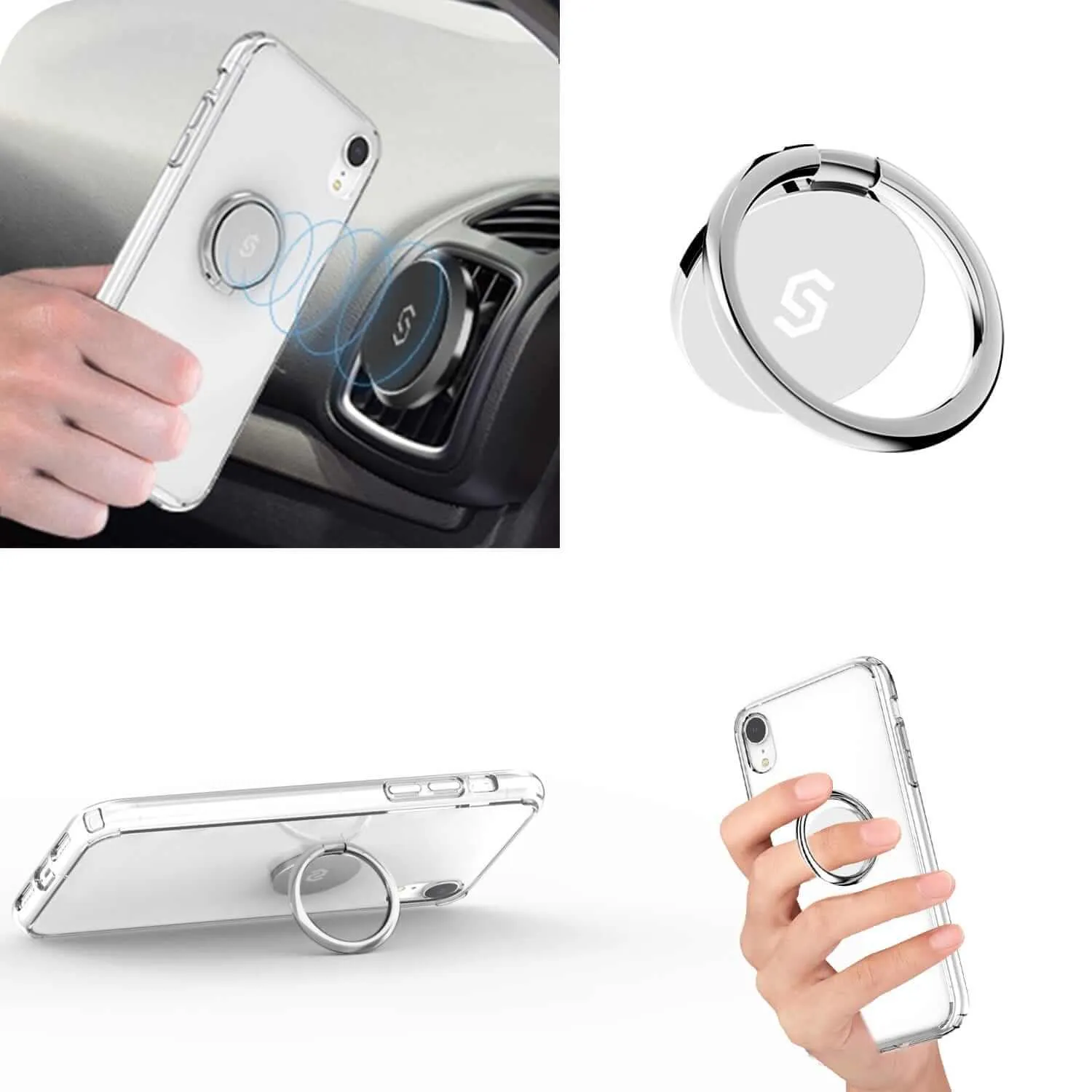 Cell Phone Ring Grip Holder Stand