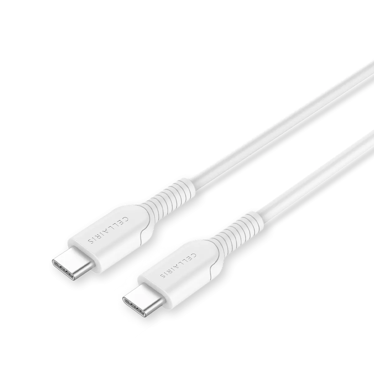 Charge Cable - 10FT USB-C to USB-C 60W White Cables