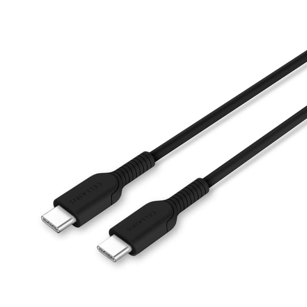 Charge Cable - 6FT USB-C to USB-C 60W Black Cables