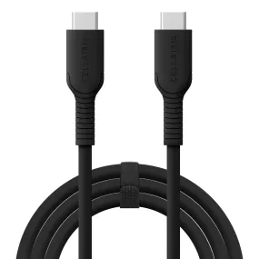 Charge Cable - 6FT USB-C to USB-C 60W Black Cables