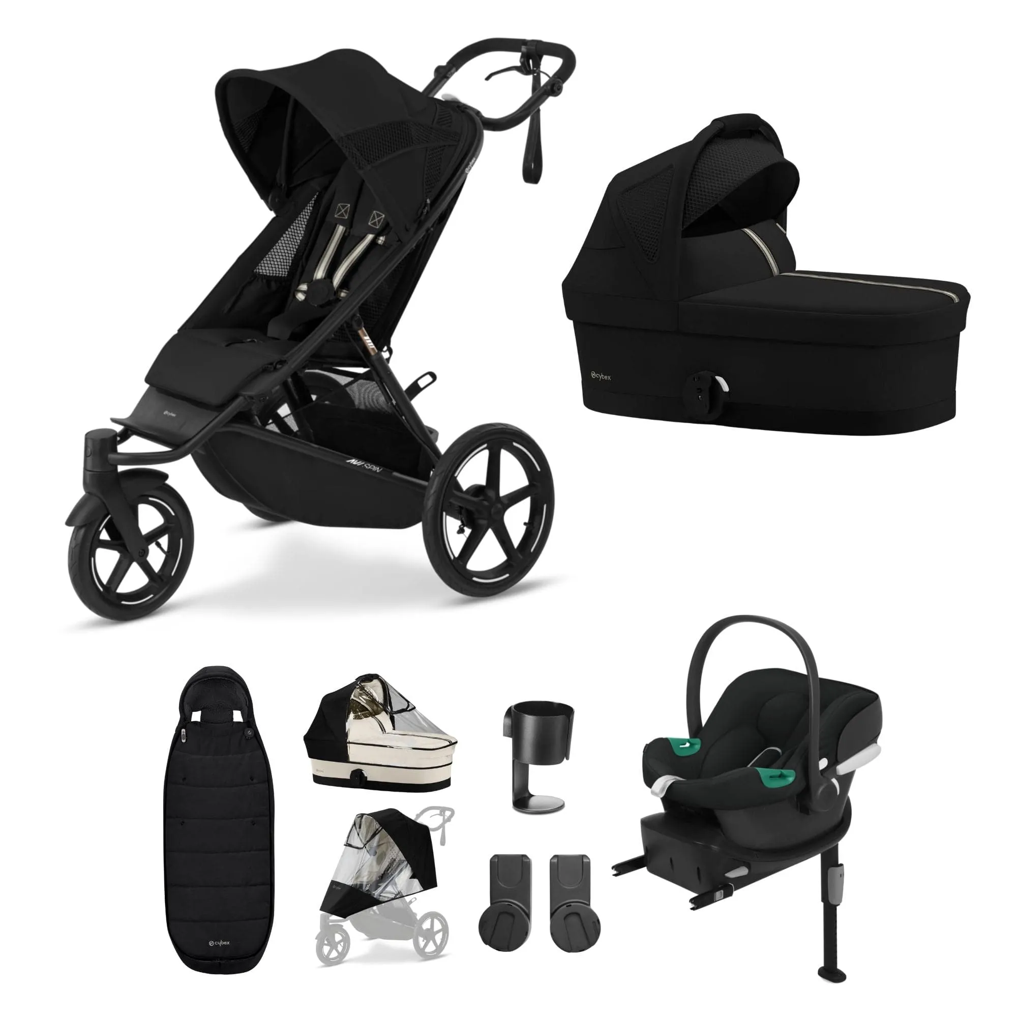 Cybex Avi Spin Comfort Kit - Moon Black