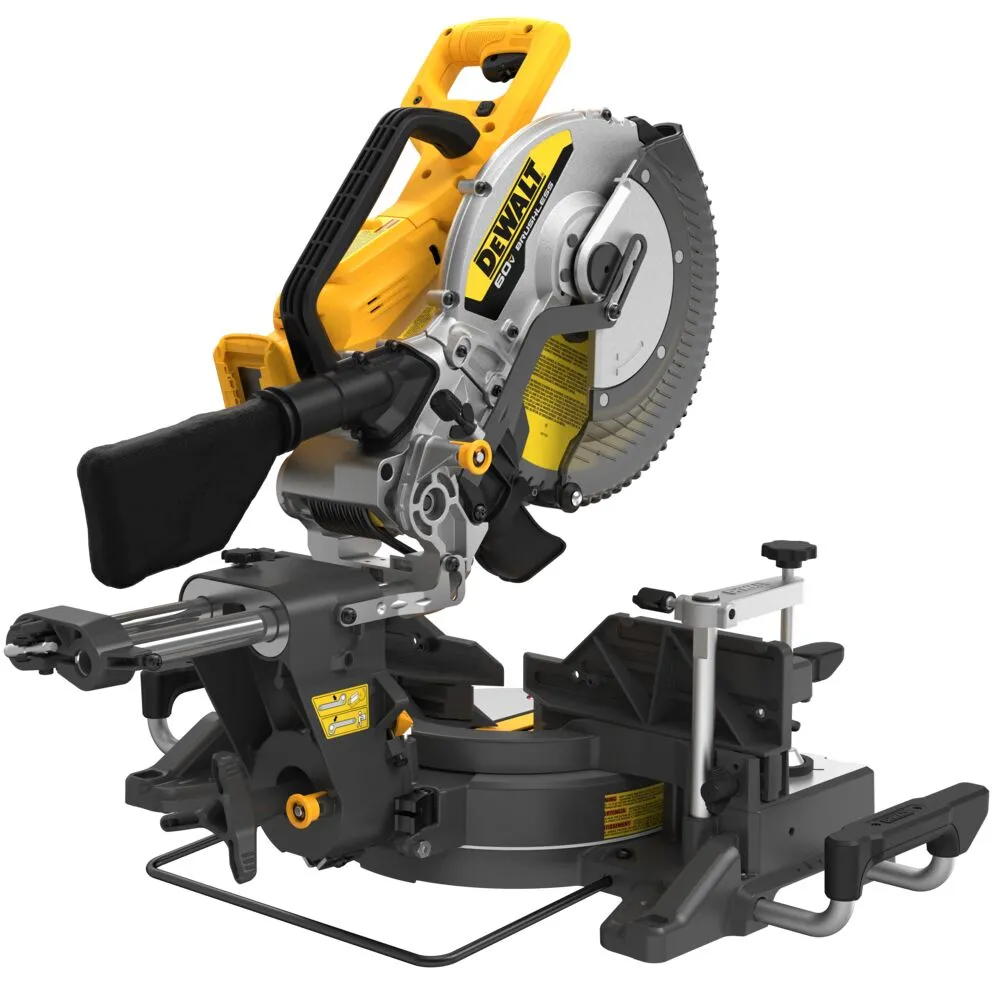 DeWalt DCS781B 60V 12" Cordless Double Bevel Sliding Miter Saw - Bare Tool