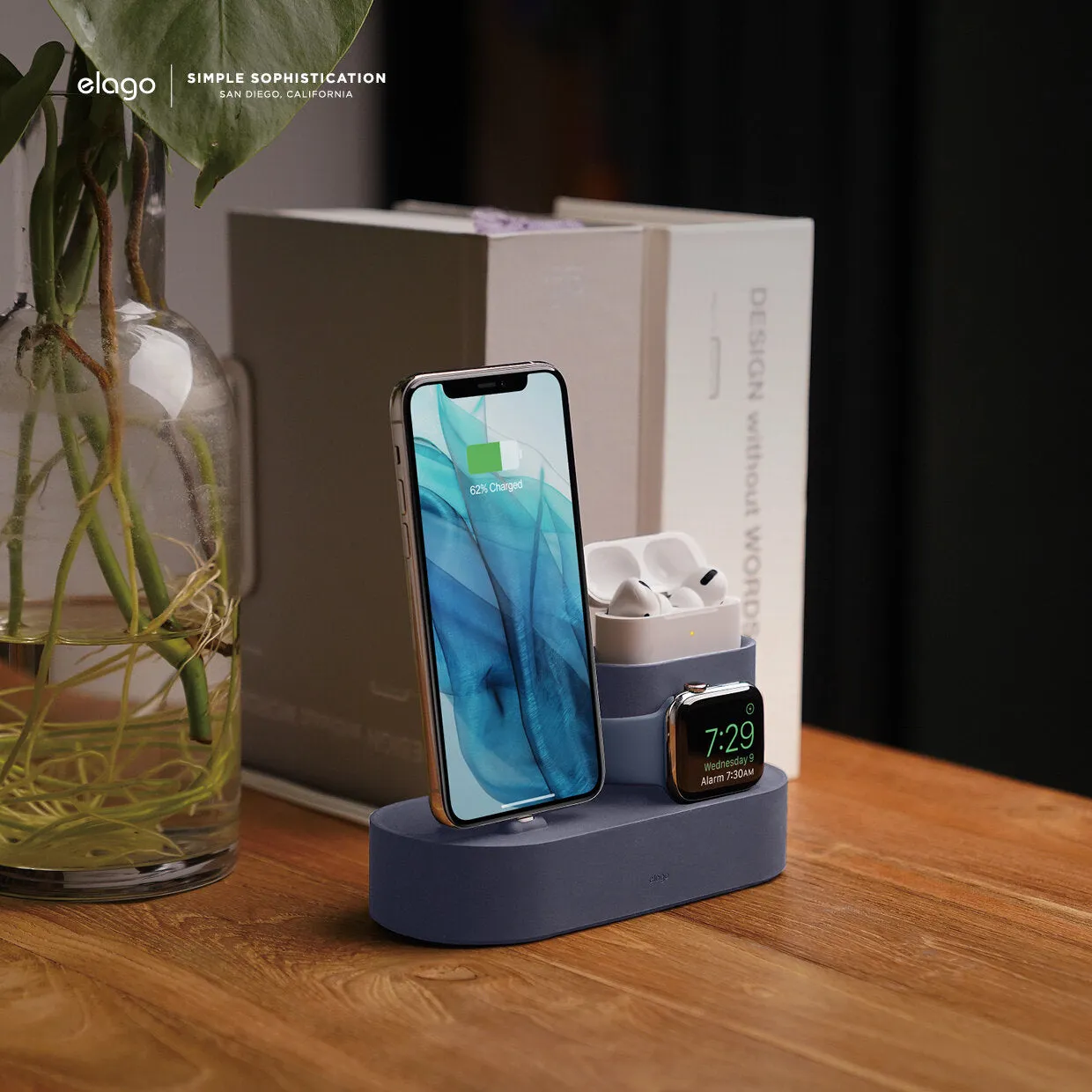 Elago 3 in 1 Charging Hub Compatible With AirPods Pro