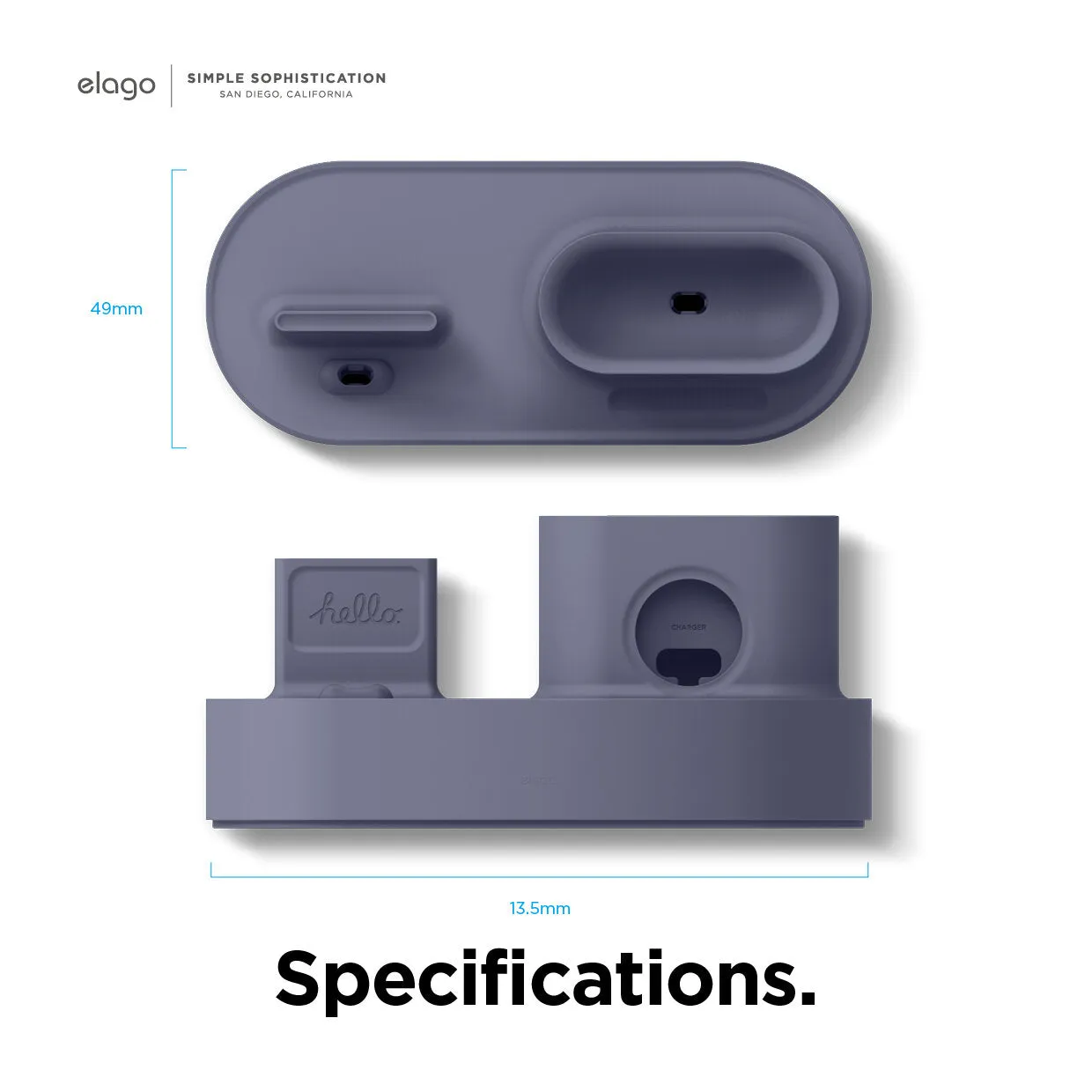 Elago 3 in 1 Charging Hub Compatible With AirPods Pro