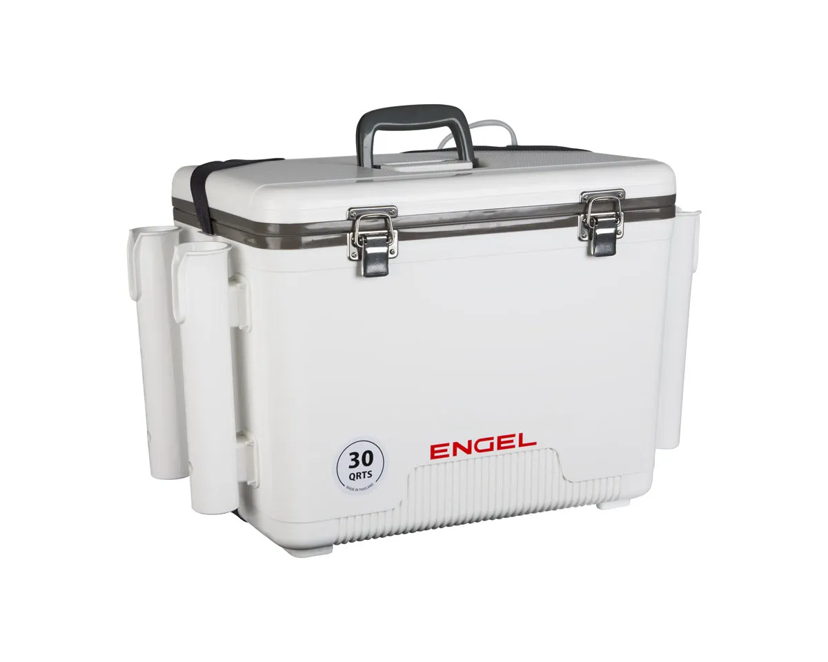 Engel 30QT Live Bait Dry Box/Cooler w/ Rod Holders