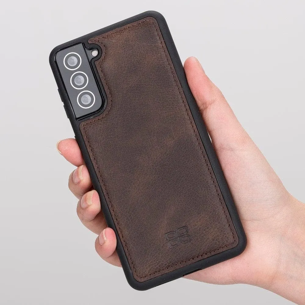 Flex Cover Back Leather Cases for Samsung Galaxy S21 Series