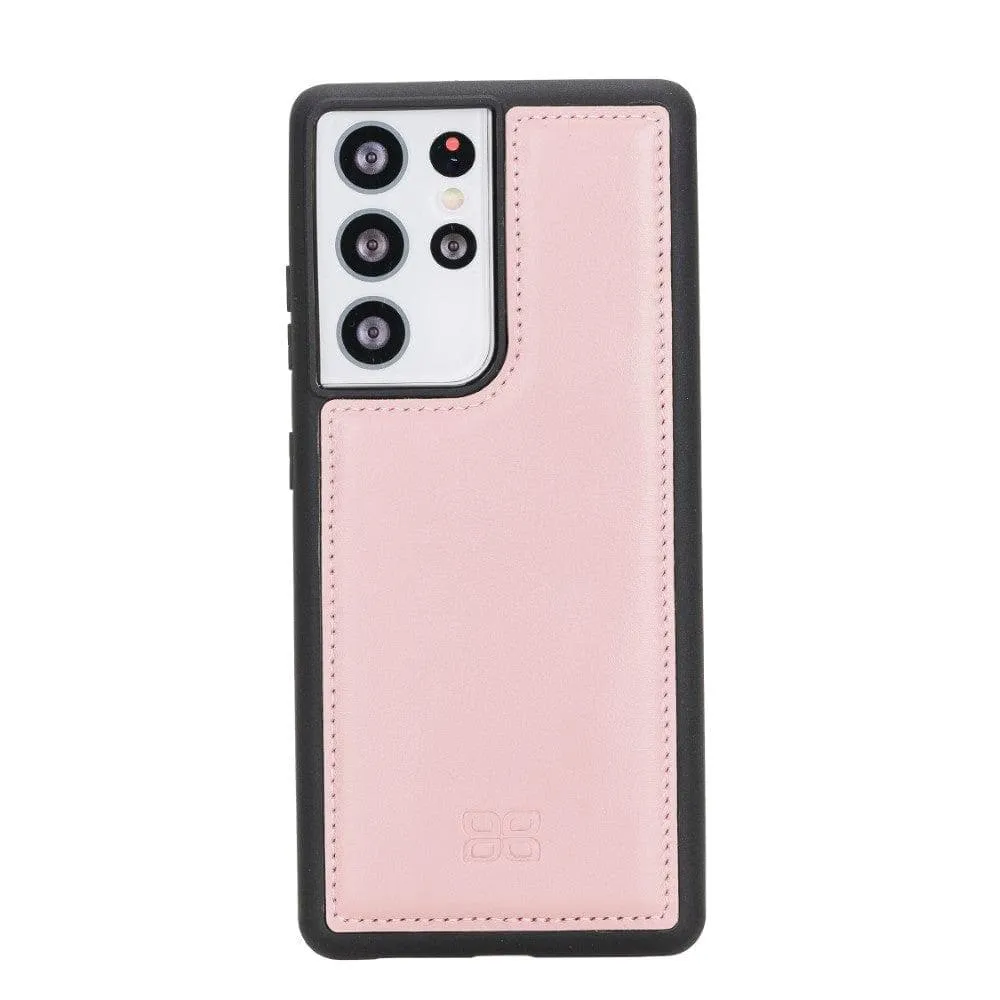 Flex Cover Back Leather Cases for Samsung Galaxy S21 Series