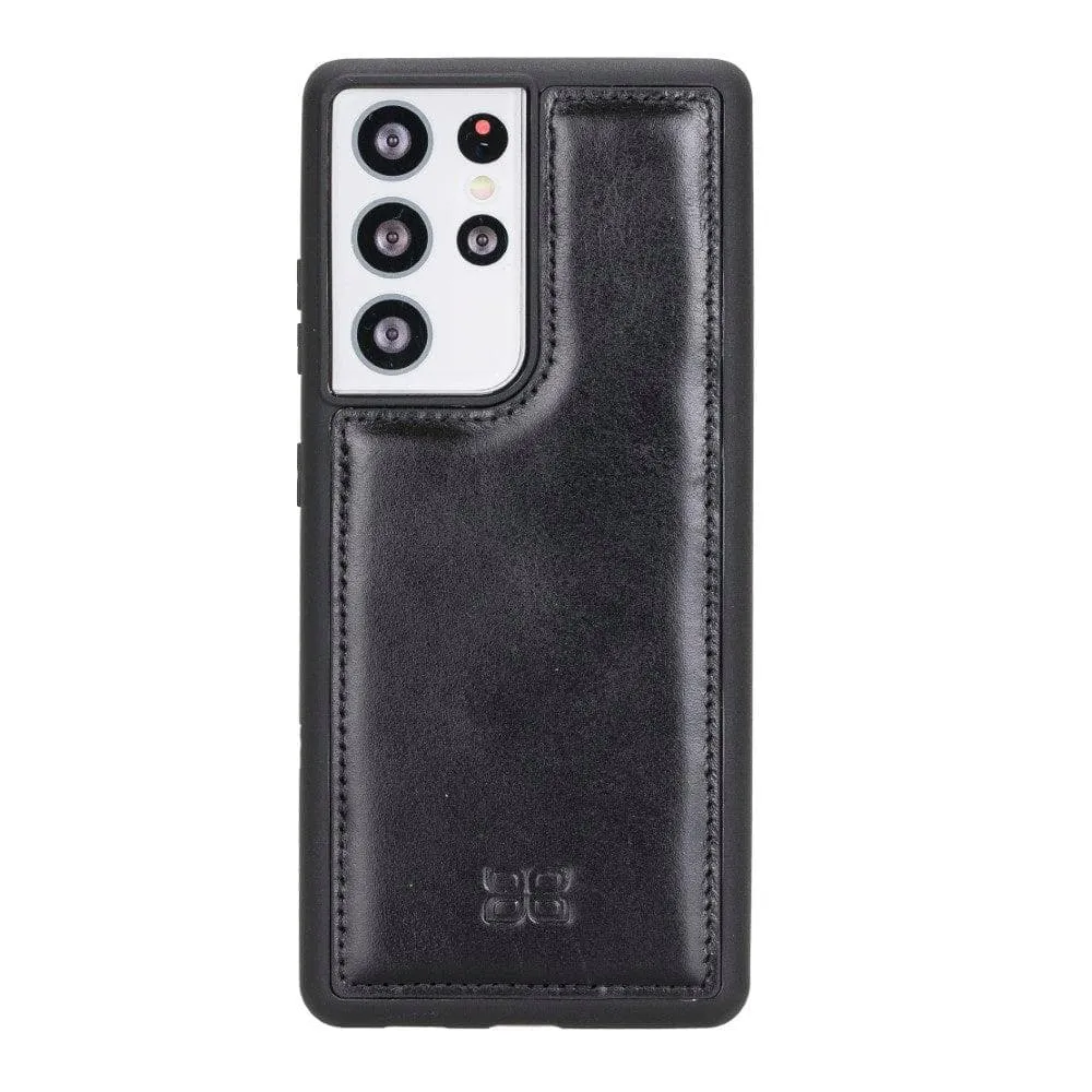 Flex Cover Back Leather Cases for Samsung Galaxy S21 Series