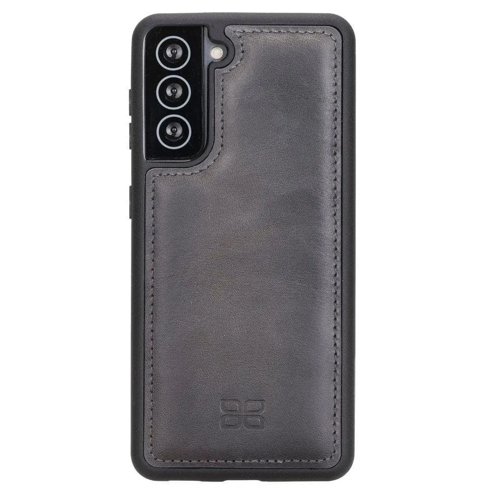 Flex Cover Back Leather Cases for Samsung Galaxy S21 Series