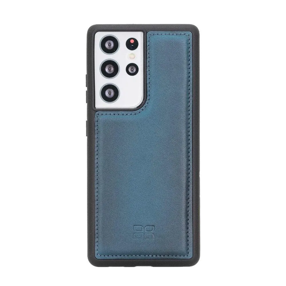 Flex Cover Back Leather Cases for Samsung Galaxy S21 Series