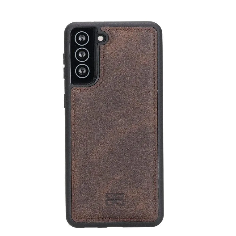 Flex Cover Back Leather Cases for Samsung Galaxy S21 Series