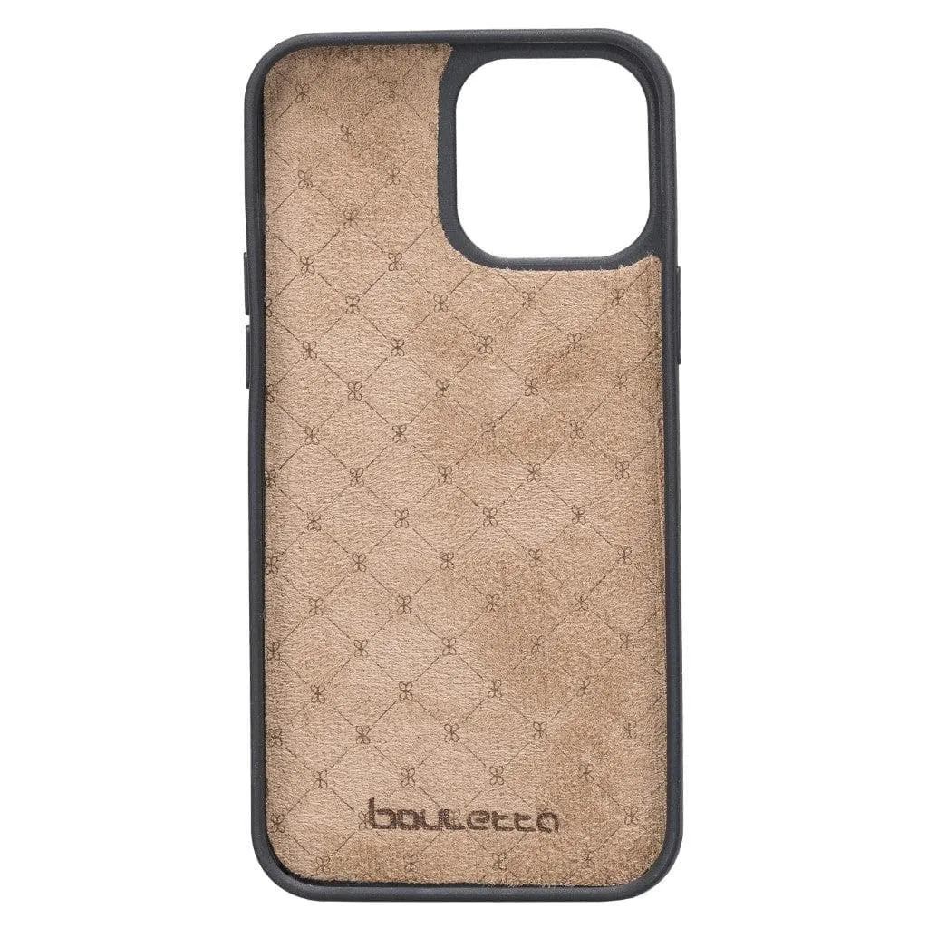 Flexible Leather Back Cover with Card Holder for iPhone 13 Series