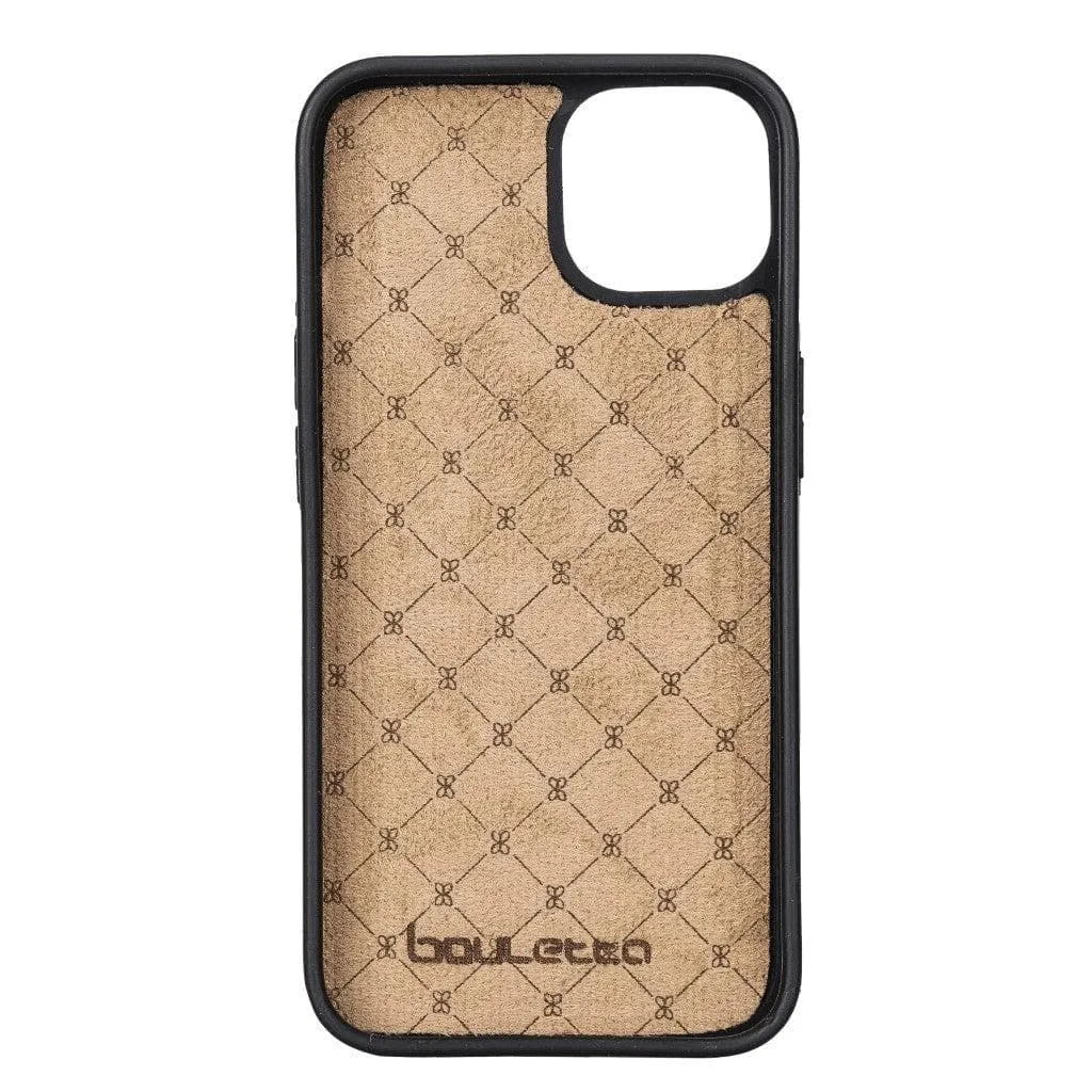 Flexible Leather Back Cover with Card Holder for iPhone 13 Series