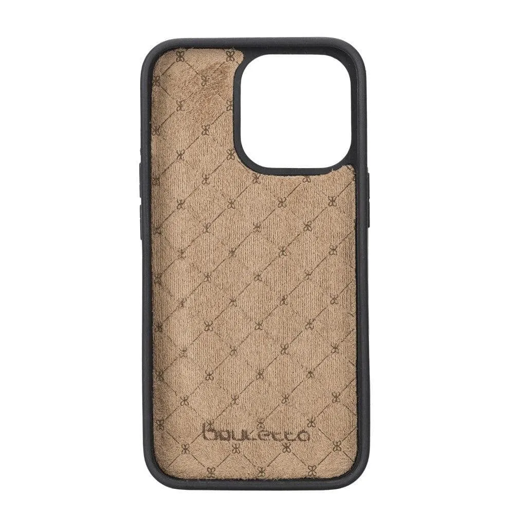 Flexible Leather Back Cover with Card Holder for iPhone 13 Series