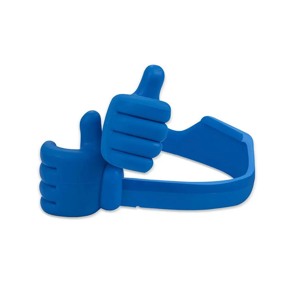 Flexible Thumbs-Up Tablet and Phone Stand