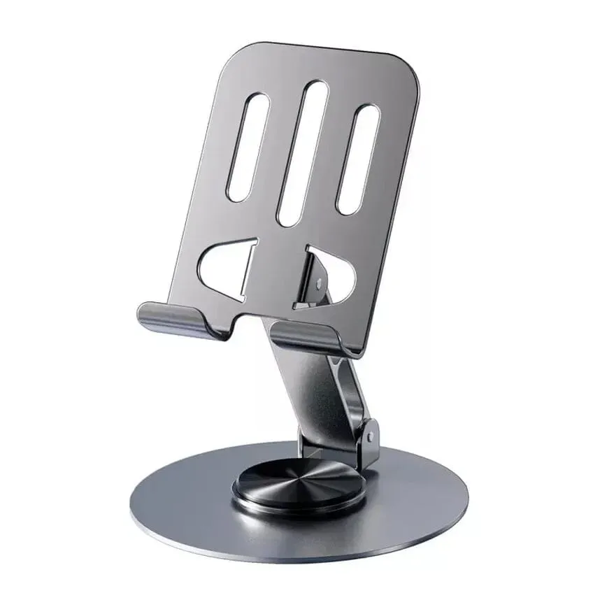 Full Metal 360-Degree Rotating Stress-Relieving Phone and Tablet Universal Stand