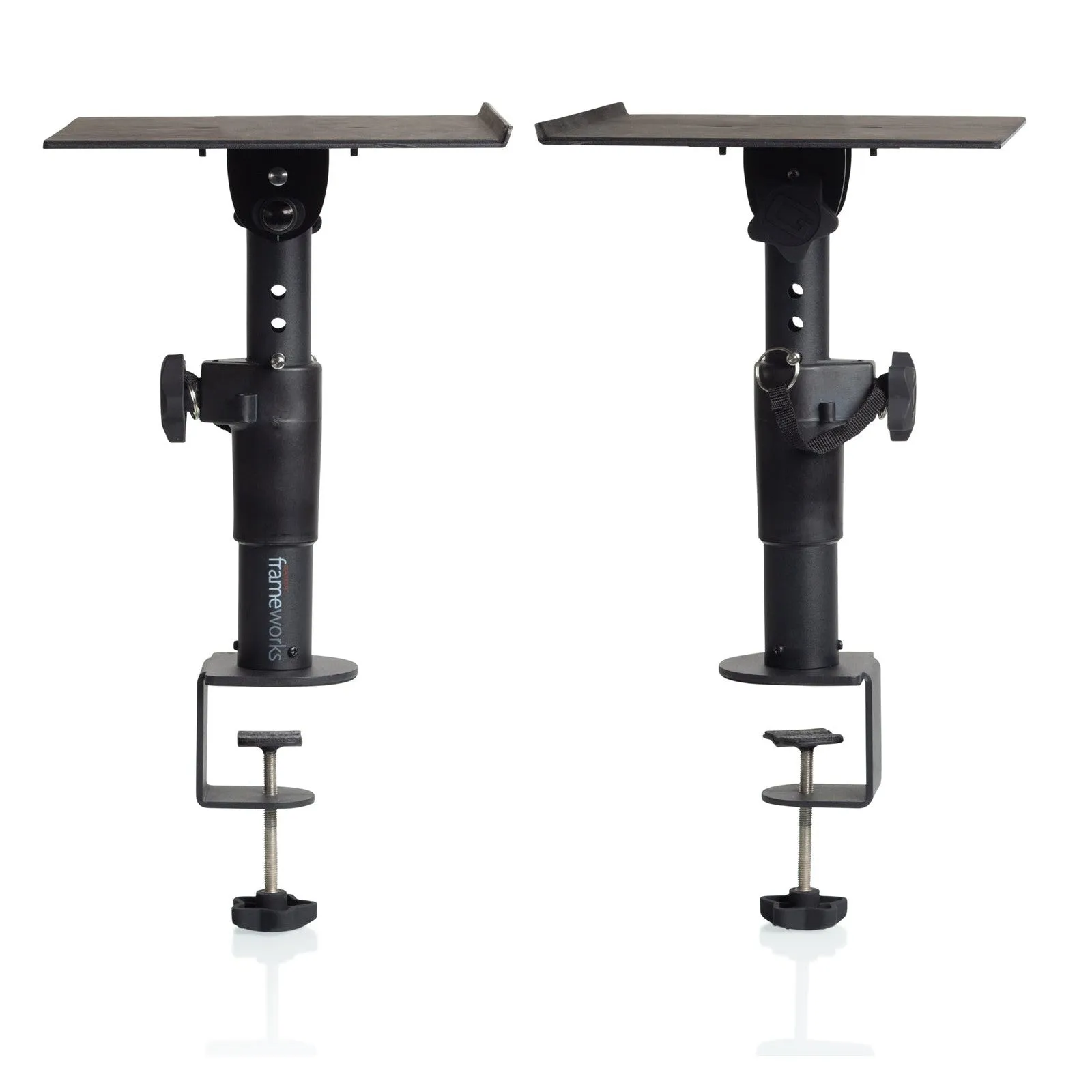 Gator Frameworks Clamp On Studio Monitor Stands Pair