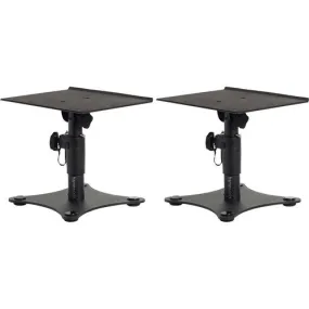 Gator Frameworks GFWSPKSTMNDSK Pair of Adjustable Desktop Studio Monitor Stands