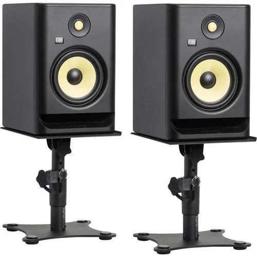 Gator Frameworks GFWSPKSTMNDSK Pair of Adjustable Desktop Studio Monitor Stands