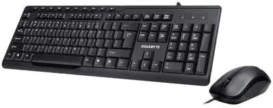 Gigabyte KM6300-UK Wired Keyboard & Mouse Combo Set, Desktop Keyboard Set Wired, USB Plug and Play