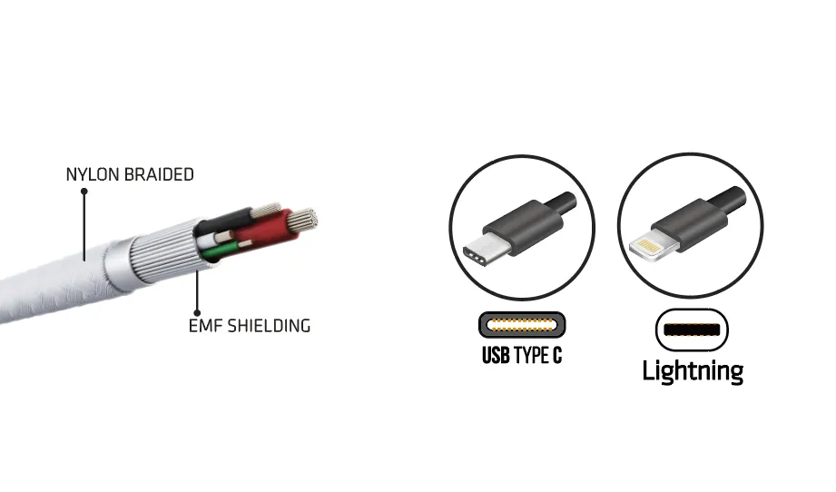 HERCULES CHARGE & SYNC TYPE C TO LIGHTNING