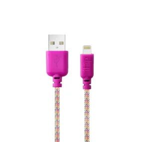 iHip 6ft Braided Lightning Charging Cable for iPhone