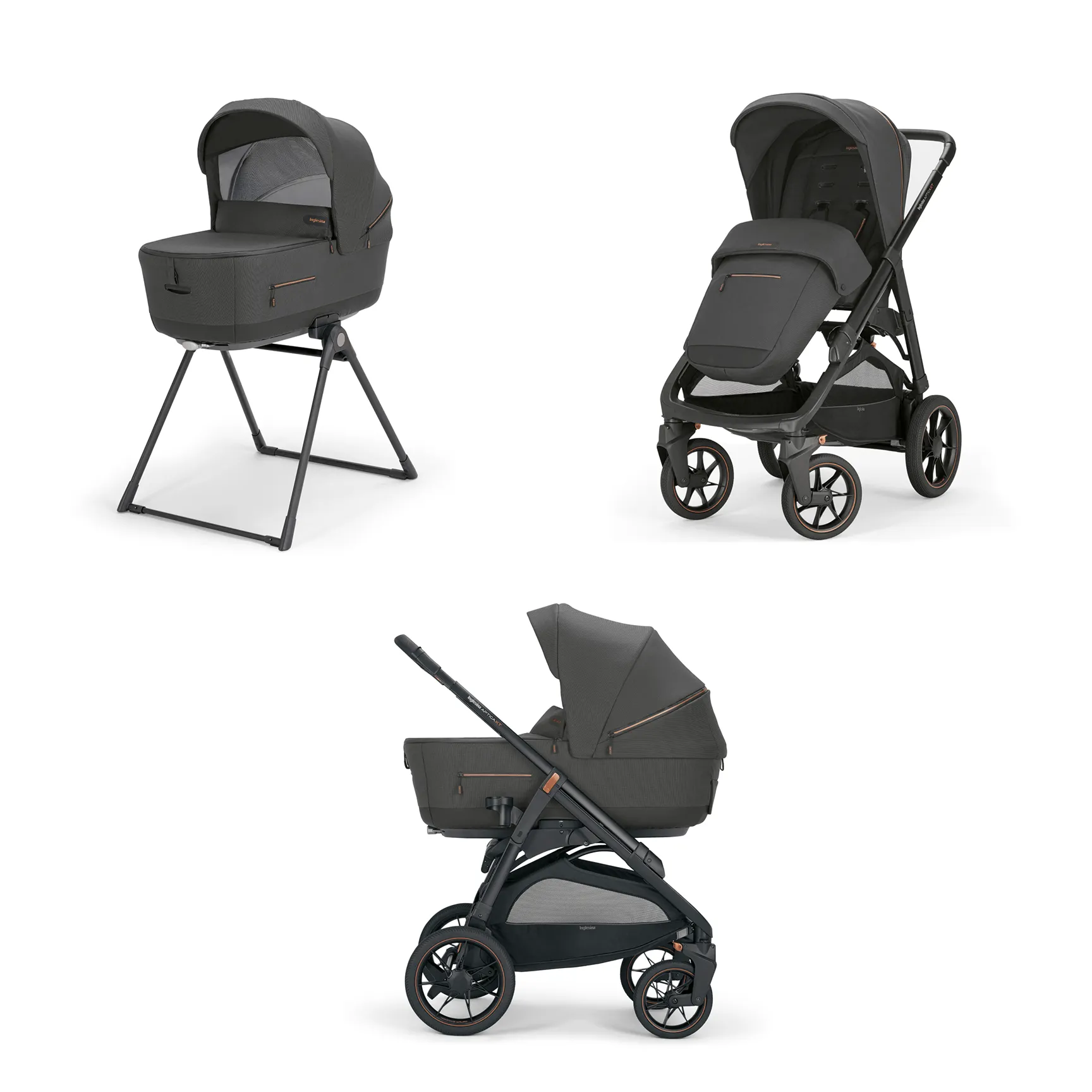 Inglesina Aptica XT Travel System Quattro in Magnet Grey