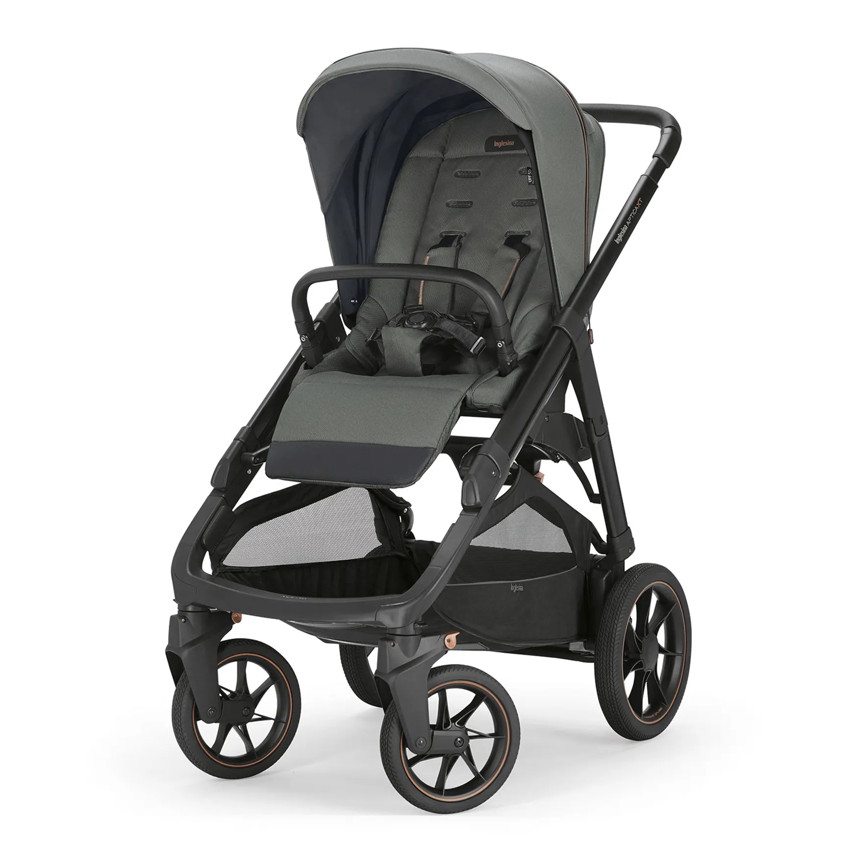 Inglesina Aptica XT Travel System Quattro in Taiga Green