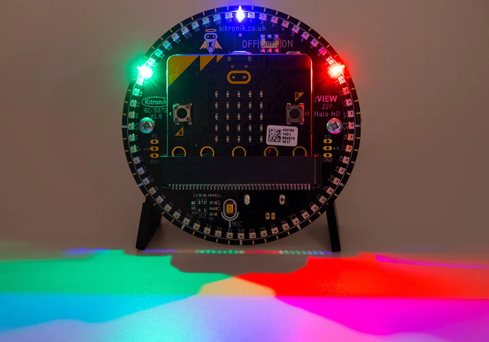 Kitronik Alarm Clock Kit with ZIP Halo HD for micro:bit