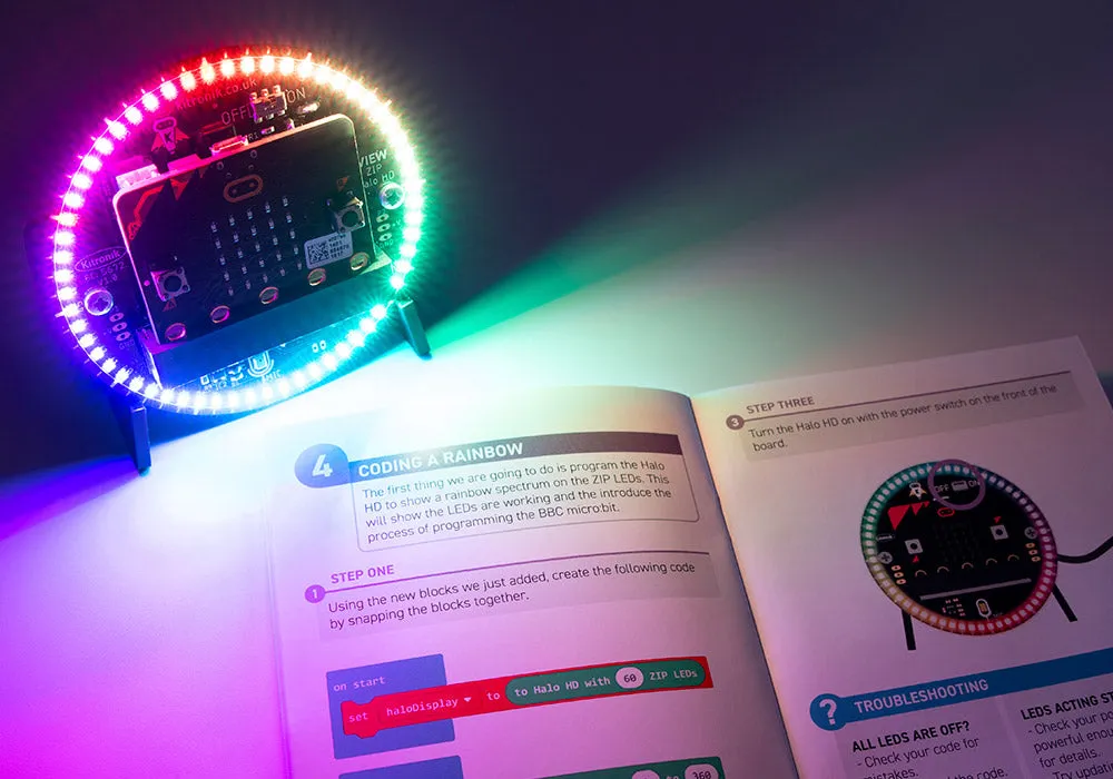 Kitronik Alarm Clock Kit with ZIP Halo HD for micro:bit