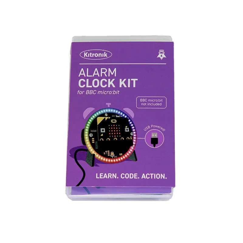 Kitronik Alarm Clock Kit with ZIP Halo HD for micro:bit