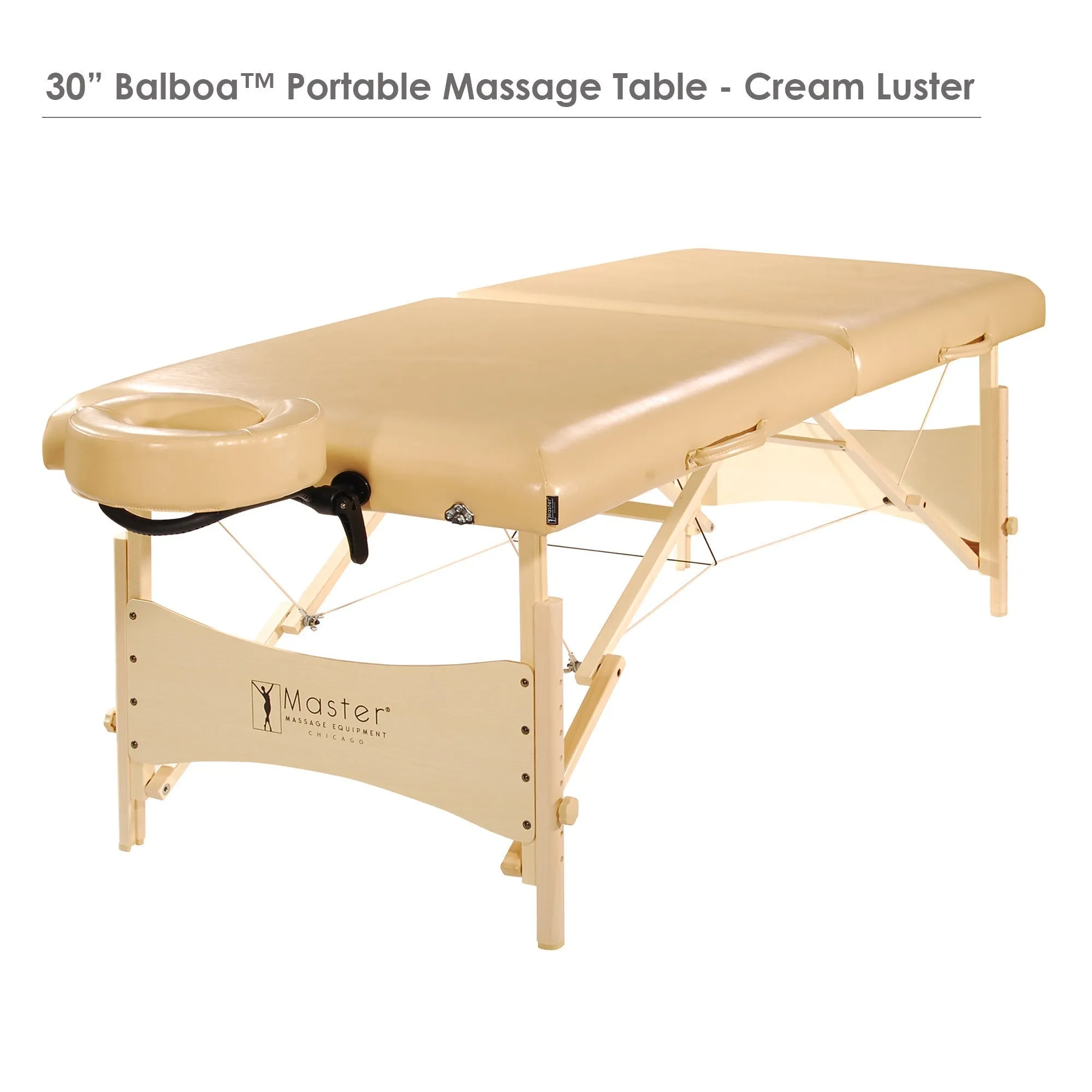 Master Massage 30" Balboa™ Portable Massage Table NO-Frills Package with Ambient Light