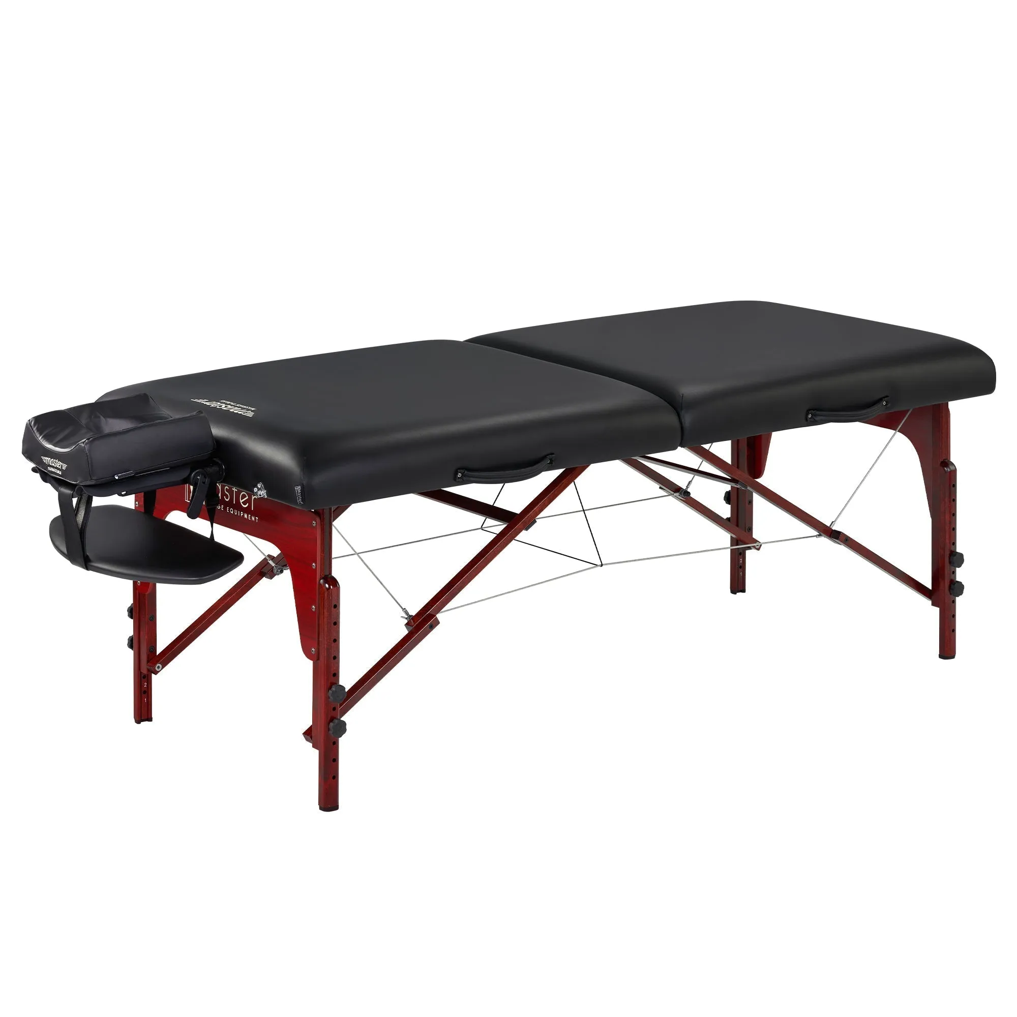 Master Massage 71cm Memory Foam Montclair Portable Massage Table Package (Black Color)